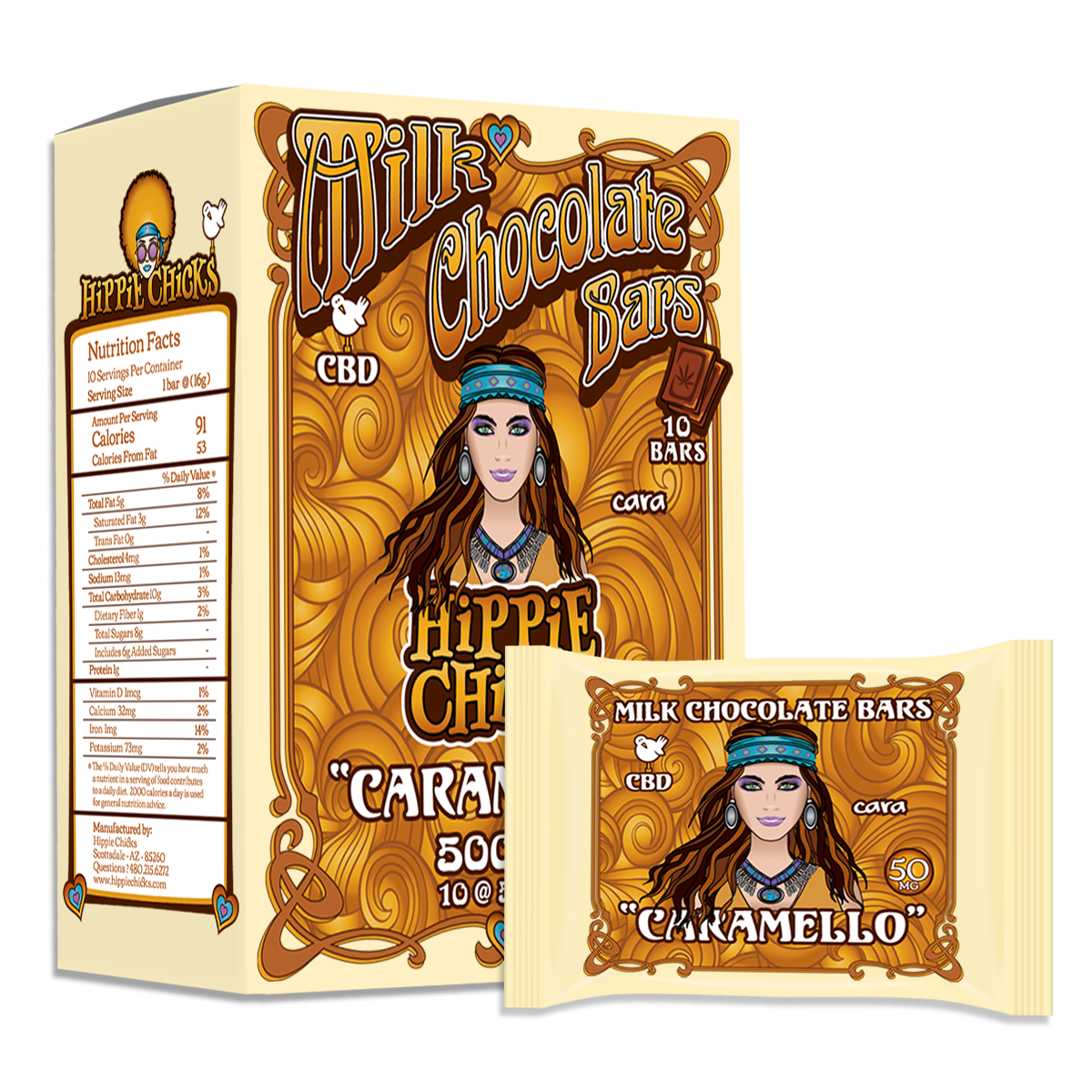 Milk Chocolate Bars "Caramel"