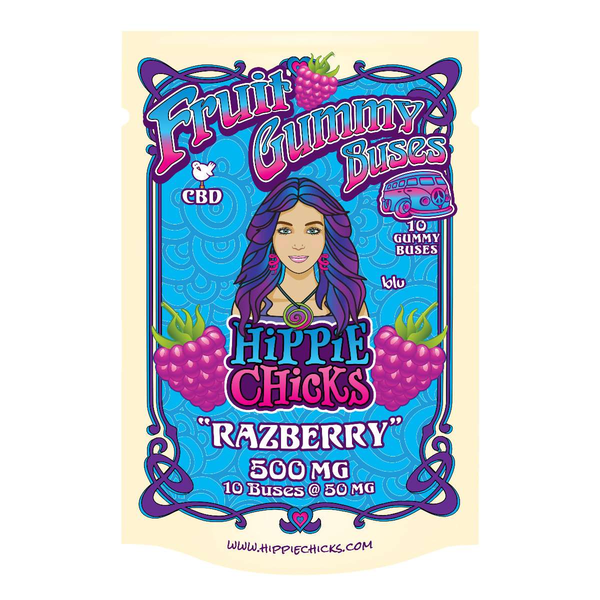 Gummies "Blue Raspberry" (Wellness)