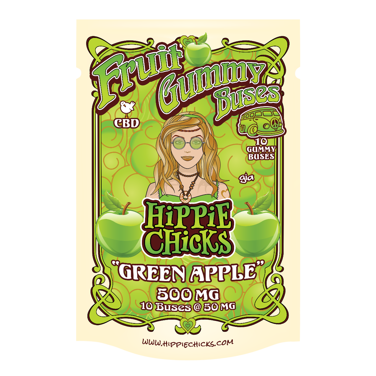 Gummies "Green Apple" (Wellness)